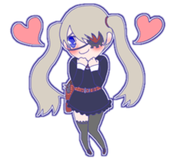 Listless Girl Sticker sticker #13492557