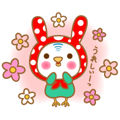 Of red rabbit hood, budgerigar!