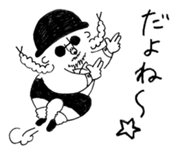 Mr. Happy Hair sticker #13492718