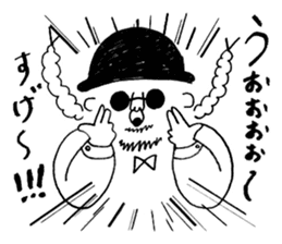 Mr. Happy Hair sticker #13492719