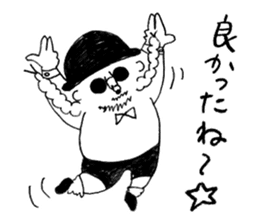 Mr. Happy Hair sticker #13492722