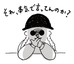 Mr. Happy Hair sticker #13492726