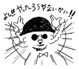 Mr. Happy Hair sticker #13492729