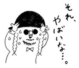 Mr. Happy Hair sticker #13492740