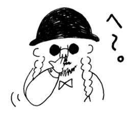 Mr. Happy Hair sticker #13492744