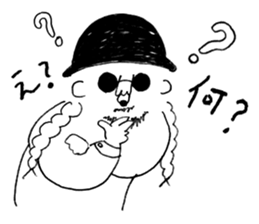 Mr. Happy Hair sticker #13492745