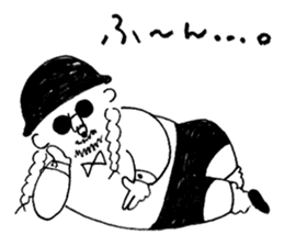 Mr. Happy Hair sticker #13492746