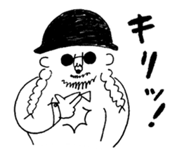 Mr. Happy Hair sticker #13492748