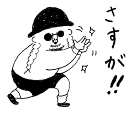 Mr. Happy Hair sticker #13492752