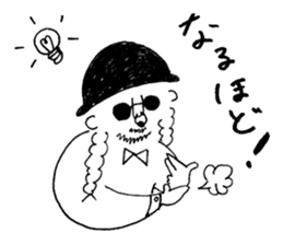 Mr. Happy Hair sticker #13492754