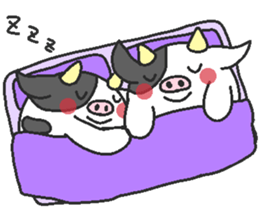 Love oriental Zodiac[cow] sticker #13493309