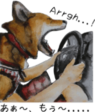 Shiba Inu Sisters and friends - 3 sticker #13493494