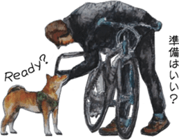 Shiba Inu Sisters and friends - 3 sticker #13493495