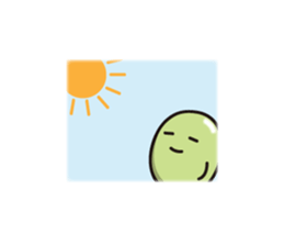 Green Bean Sticker vol.3 by keimaru sticker #13493806