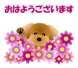 Cute! Toy Poodle 3 sticker #13493886