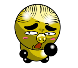 Collection of green pig riffraff 4 sticker #13493976