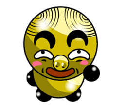 Collection of green pig riffraff 4 sticker #13493977