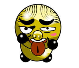 Collection of green pig riffraff 4 sticker #13493979