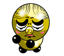 Collection of green pig riffraff 4 sticker #13493981