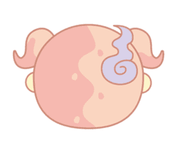 pink hair girl sticker #13494000