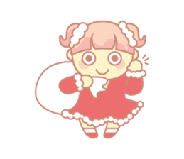 pink hair girl sticker #13494013