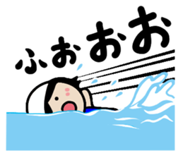 A girl with a bow sticker #13494049