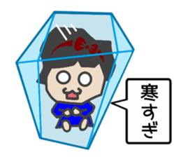 A girl with a bow sticker #13494050