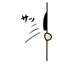 A girl with a bow sticker #13494061