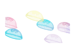 Indulging time with moving jellyfish sticker #13494134