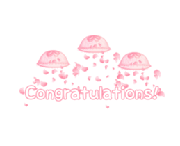 Indulging time with moving jellyfish sticker #13494144