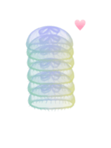 Indulging time with moving jellyfish sticker #13494146