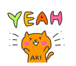 AKI chan 4 sticker #13494223