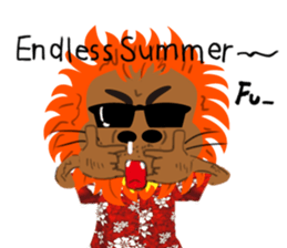 Surfer Leo 1 sticker #13494714