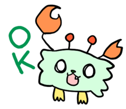 The ecology of Kani sticker #13494934