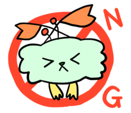 The ecology of Kani sticker #13494935