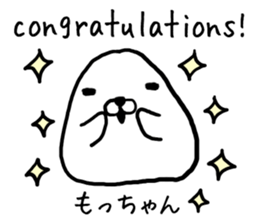 Mochan seal sticker #13495434
