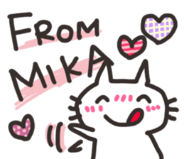 Mika dedicated sticker sticker #13495627