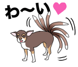 KURI, cute CHIHUAHUA sticker #13495757