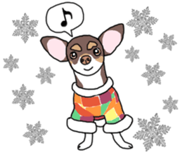KURI, cute CHIHUAHUA sticker #13495759
