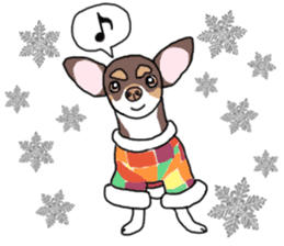 KURI, cute CHIHUAHUA sticker #13495759