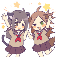 "Tabenko-chan" & "Neminko-chan"