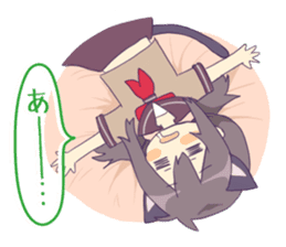 "Tabenko-chan" & "Neminko-chan" sticker #13495792