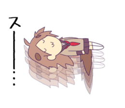 "Tabenko-chan" & "Neminko-chan" sticker #13495799