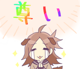 "Tabenko-chan" & "Neminko-chan" sticker #13495801