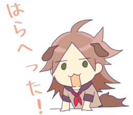 "Tabenko-chan" & "Neminko-chan" sticker #13495803