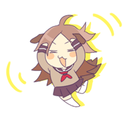 "Tabenko-chan" & "Neminko-chan" sticker #13495807