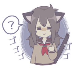 "Tabenko-chan" & "Neminko-chan" sticker #13495809