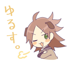 "Tabenko-chan" & "Neminko-chan" sticker #13495812