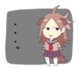 "Tabenko-chan" & "Neminko-chan" sticker #13495814