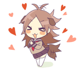 "Tabenko-chan" & "Neminko-chan" sticker #13495816